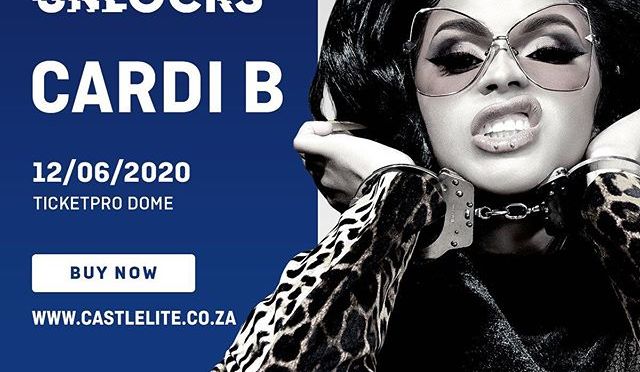 Cardi to Headline Castle Light Unlocks Music Concet in South Africa on June 12th