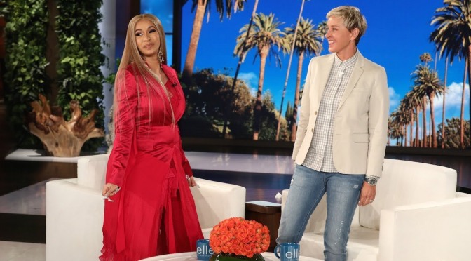 YEARS LATER: Cardi B Made Her Debut on The Ellen Show Two Years Ago